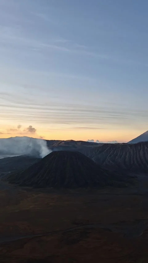 Sunrise at Mount Bromo Stock Footage 303806686