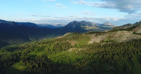 Sunrise on the mountain Stock Footage 121230308