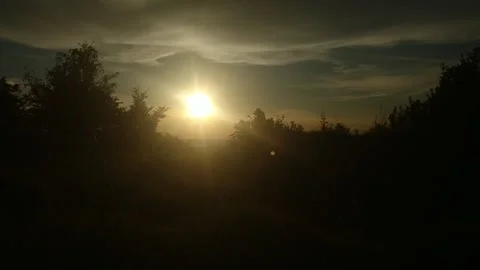 Sunrise in mountain  Stock Footage 243222911