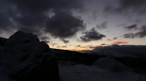 Sunrise Mountain Timelapse 動画素材 10837692