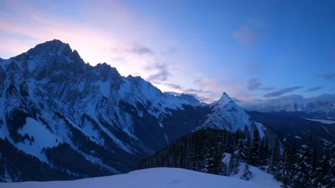 Sunrise Mountain Top Timelapse Stock-Footage 154294976
