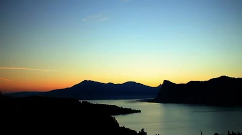 Sunrise at Mountains Video stock 8662655