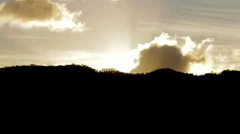 Sunrise in Mountains Stock Footage 17829774