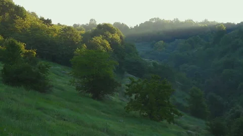 Sunrise in the mountains Stock Footage 53388842