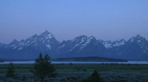 Sunrise in the Mountains Stock Footage 54723467
