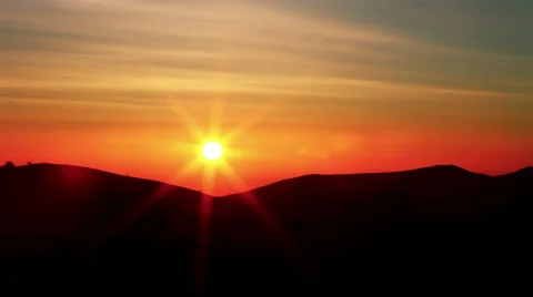 Sunrise in mountains Video stock 62780041