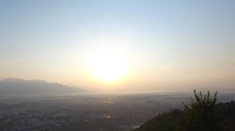 Sunrise in the mountains Stock Footage 67559966