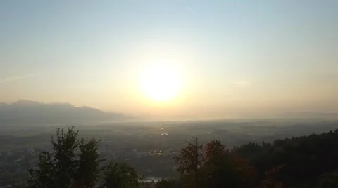 Sunrise in the mountains Stock Footage 67560007