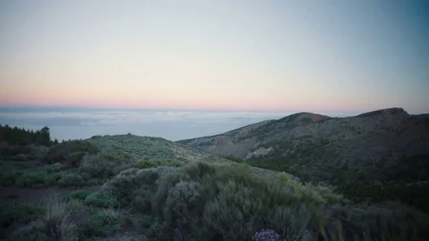 Sunrise in the mountains Stock Footage 75880170