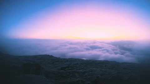 Sunrise in mountains Stock Footage 106939904