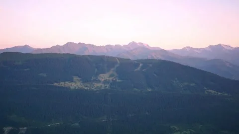 Sunrise in the mountains. Stock Footage 279237107