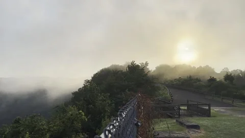 Sunrise in Mountains Stock Footage 321672588