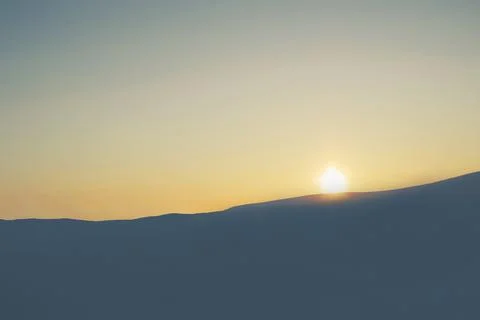 Sunrise in the mountains. Stock Photos