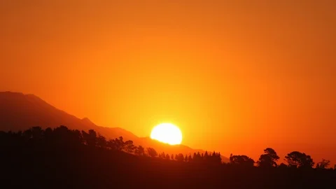 Sunrise Mountains Time Lapse 库存影片 89515304