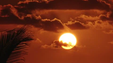 Sunrise in mozambique Stock Footage 10560170
