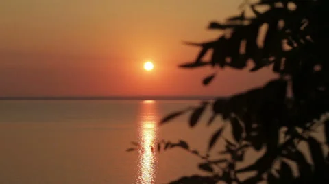 Sunrise on the nature Stock Footage 65078196