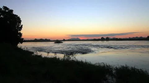 Sunrise on the Nile Stock Footage