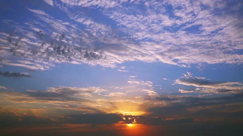 Sunrise. Noctilucent Clouds. Time Lapse 動画素材 106463571