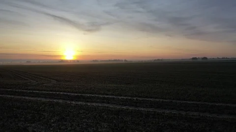 Sunrise in Normandie Stock-Footage 122039233