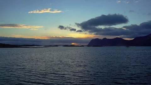 Sunrise in Norway Stock Footage 108555040