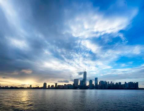 Sunrise in NYC 库存照片