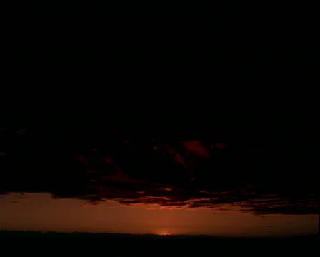 Sunrise Ocean Clouds PAL Stock Footage 558667