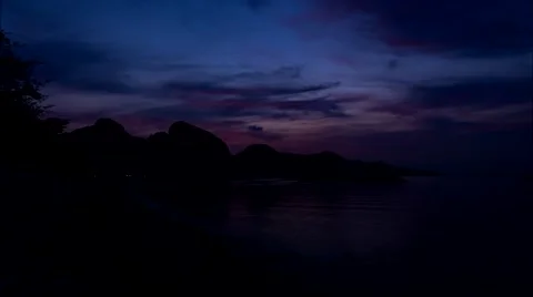 Sunrise in Ocean. Time Lapse. Stock Footage 63138339