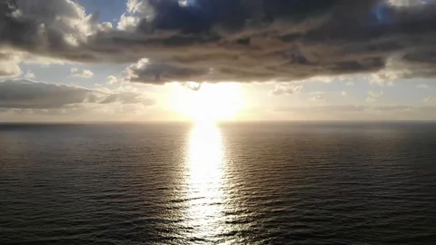 Sunrise oceanfront Stock Footage 88239739