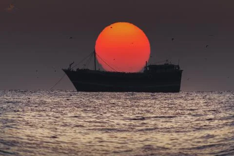 Sunrise from Oman Stock Photos