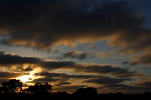 Sunrise or Sunset 020 Stock Photos