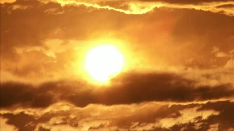 Sunrise or Sunset Time-Lapse (if inverted) Stock Footage 20512189