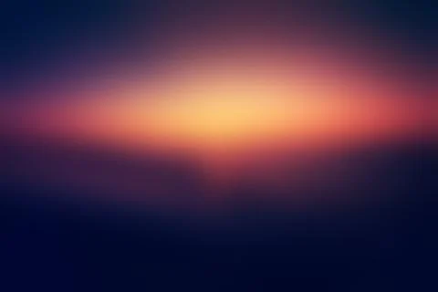 Sunrise orange-blue sky gradient, clear sky without clouds. Beautiful red a.. Stock Photos