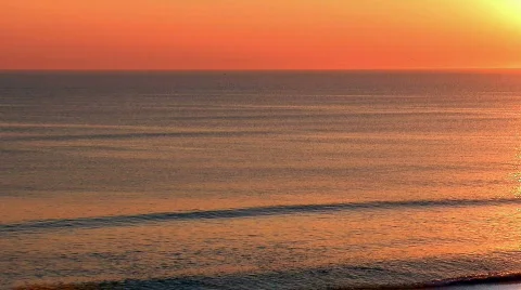 Sunrise in outer banks Stock-Footage 377194