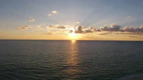 Sunrise over the Atlantic Stock Footage 50172549