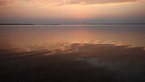 Sunrise over Atlantic Ocean Stock Footage 78420215