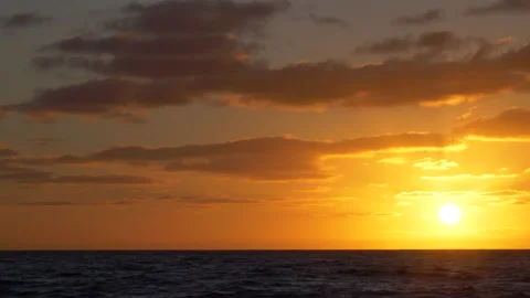 Sunrise Over Atlantic Ocean Stock Footage 200839344