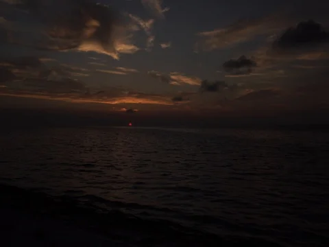 Sunrise Over Bay Stock Footage 80557683