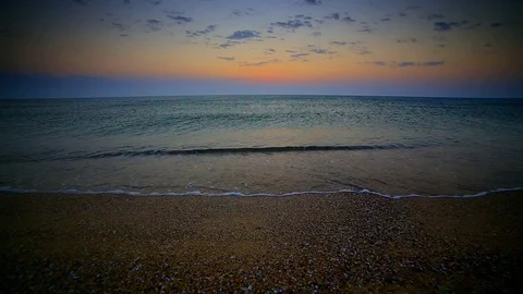 Sunrise over the beach Stock Footage 100708516