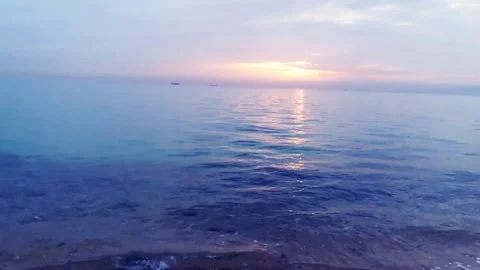 Sunrise over the beach Stock-Footage 197535045