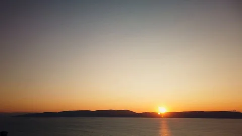 Sunrise over the beach timelapse 4K UHD Stock Footage