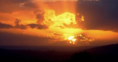 Sunrise over Brisbane Stock Footage 73033286