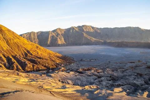 Sunrise over Bromo mountain, Java, Indonesia Sunrise over Bromo volcano an... Stock Photos