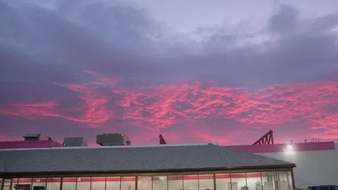 Sunrise over Calgary Stock Footage 246877323