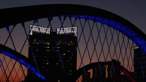 Sunrise over Downtown Ft. Worth Stock Footage 140459003
