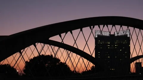 Sunrise over Downtown Ft. Worth Stock Footage 140459004