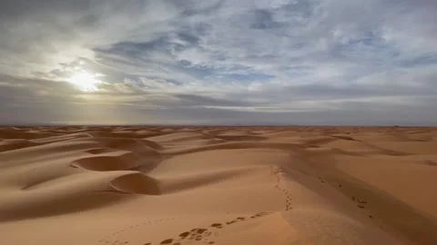 Sunrise over the dunes 스톡 동영상 197484203