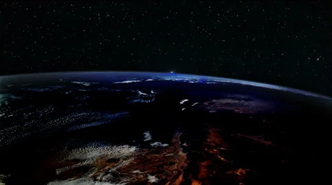 Sunrise Over Earth, 4K Stock Footage 35409055