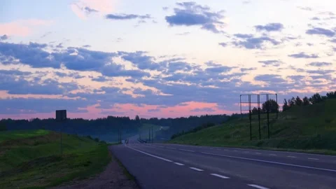Sunrise over the field Stock Footage 276343662