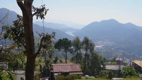 Sunrise Over Himalayan River Landscape Stock Footage 337625076