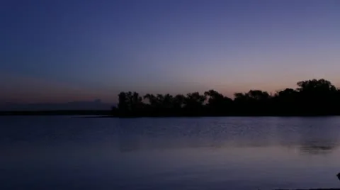 Sunrise Over the Lake Video stock 12274525